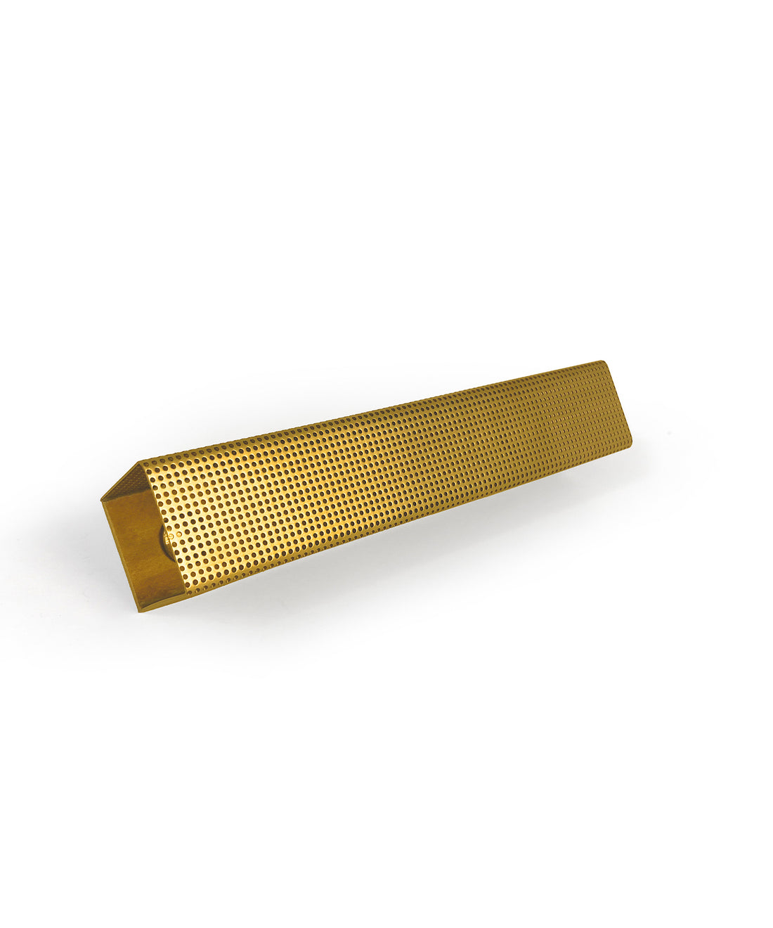 Brass Perforated Skinny Rectangle