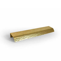 Satin Brass Textured Edge Pull