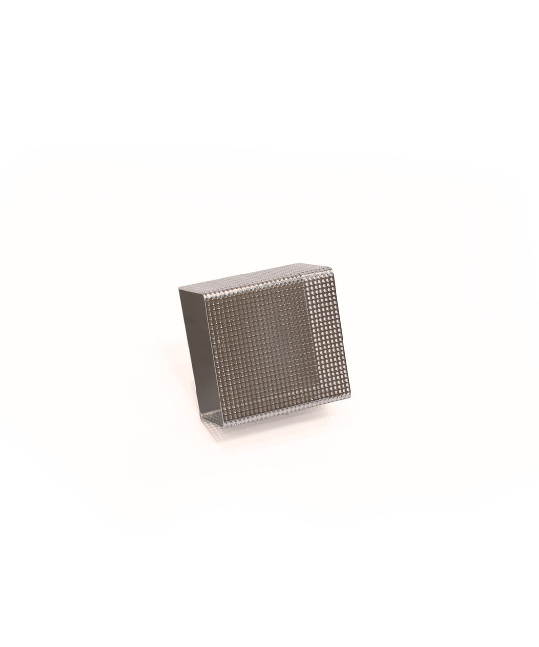 Satin Nickel Perforated Square