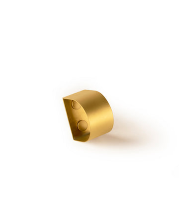 Satin Brass Solid Ring