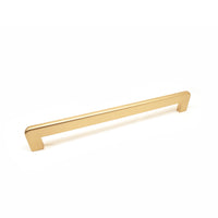 Satin Brass Continuous Curve Appliance Pull