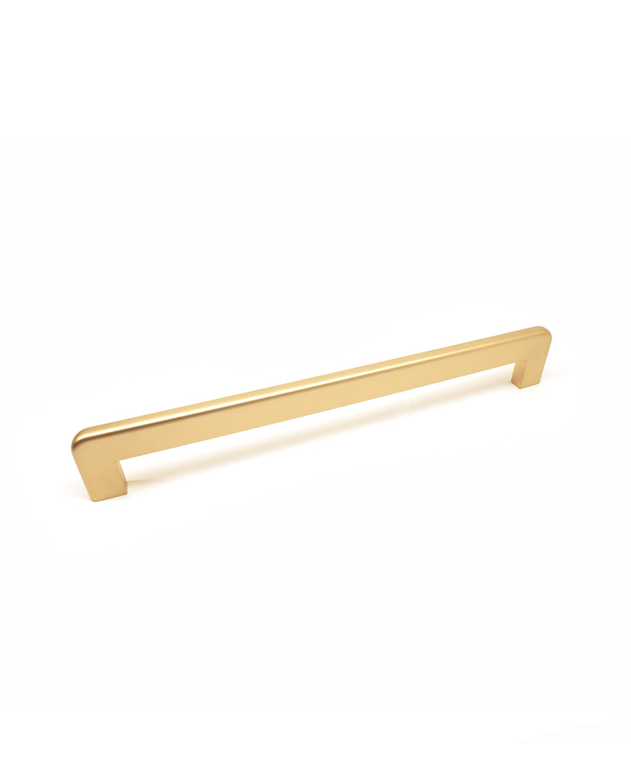 Satin Brass Continuous Curve Appliance Pull