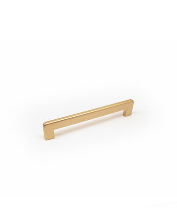 Satin Brass Continuous Curve Appliance Pull