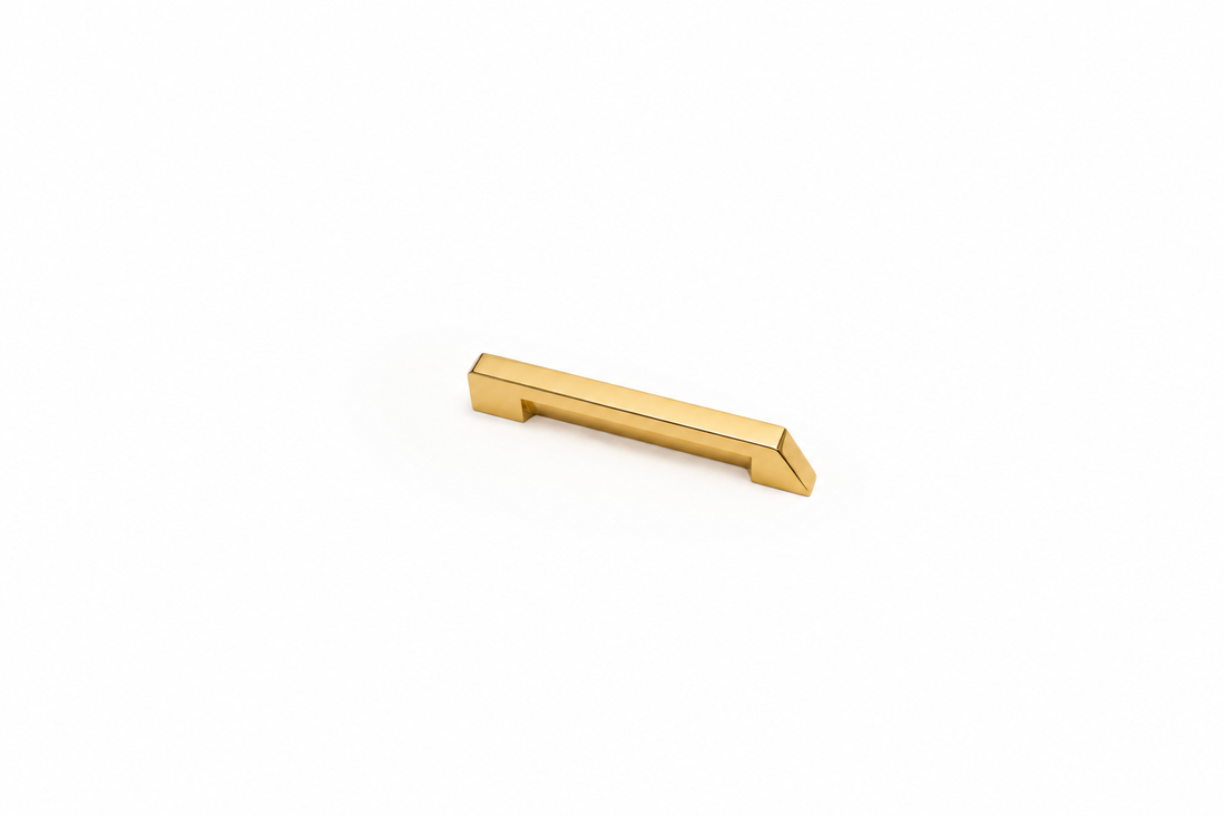 Polished Brass Half Parallelogram Right