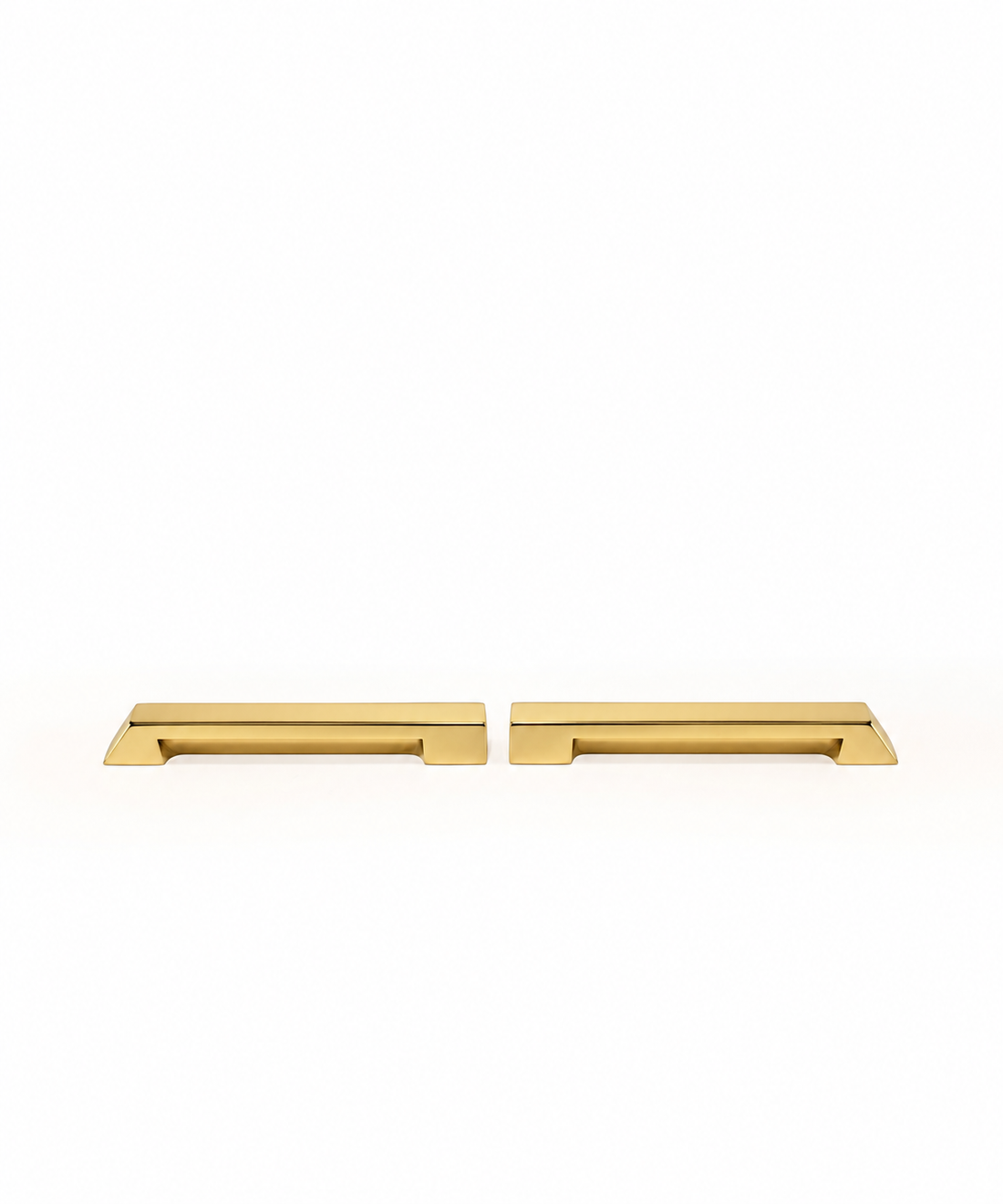 Polished Brass Half Parallelogram Right