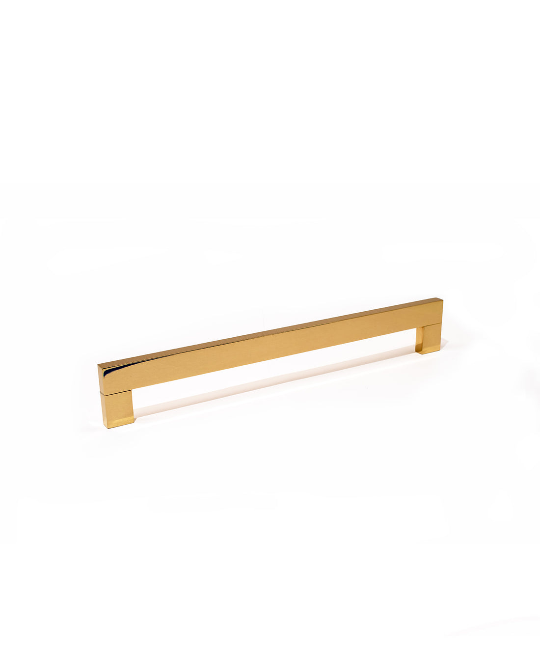 Polished Brass Block Appliance Pull