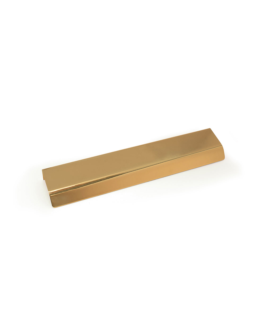Polished Brass Solid Edge Pull